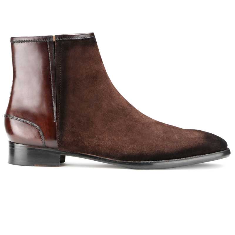 Etzel Suede Zipper Boots