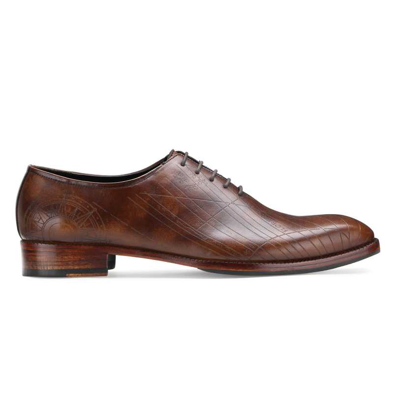 Saxton Wholecut With Leather Sole - Brown