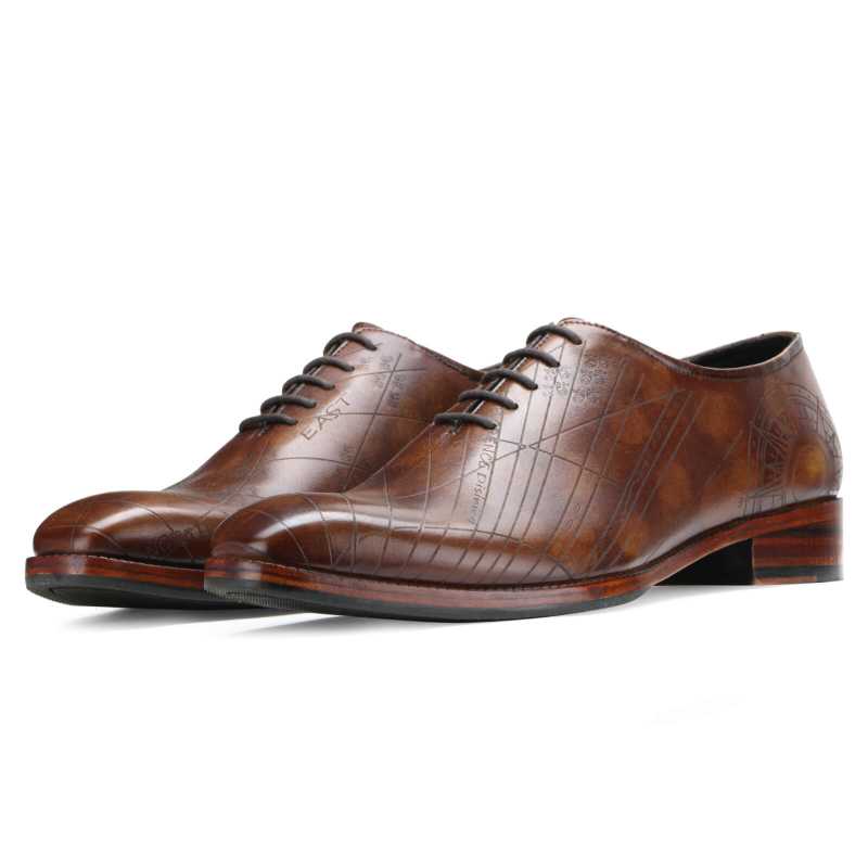 Saxton Wholecut With Leather Sole - Brown