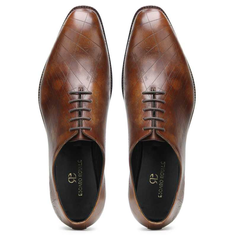 Saxton Wholecut With Leather Sole - Brown