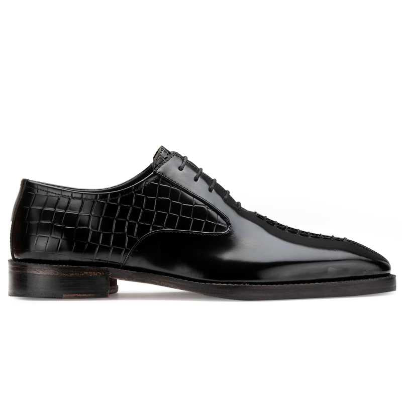 Tony Black Midsplit Oxford Shoes