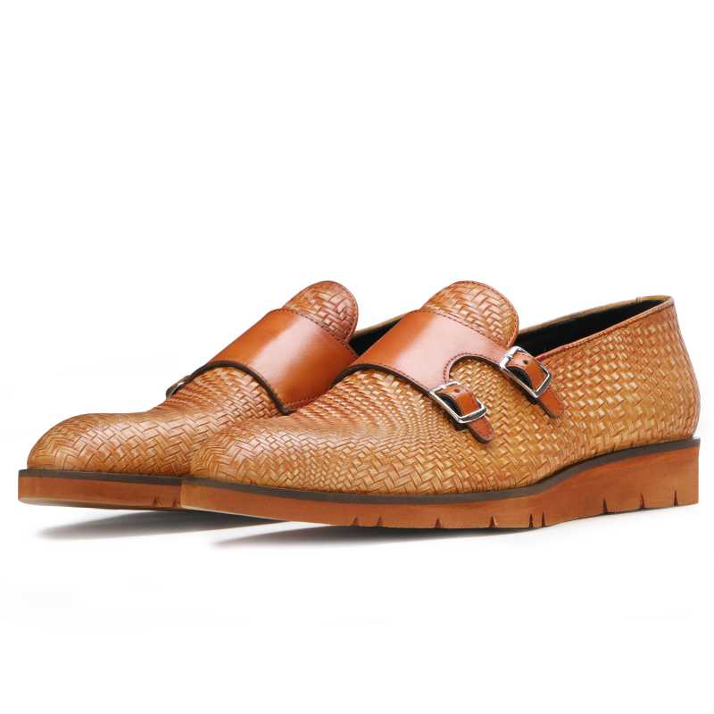 Walta Slipon Double Buckle Shoes for Men