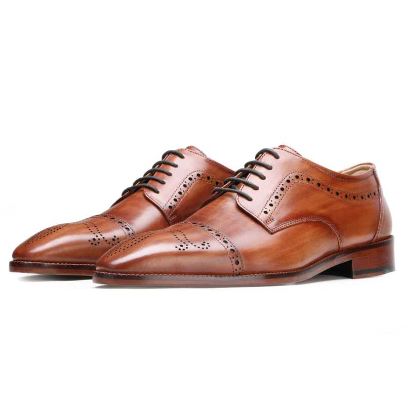 Brown Designer Derby Shoes