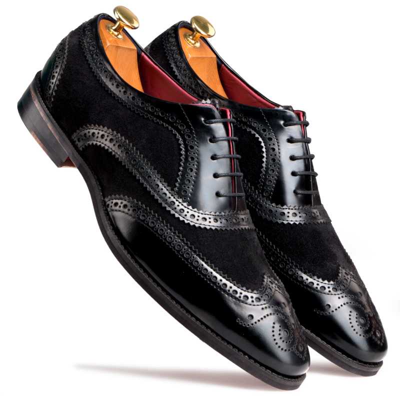 The London Brogues In Black