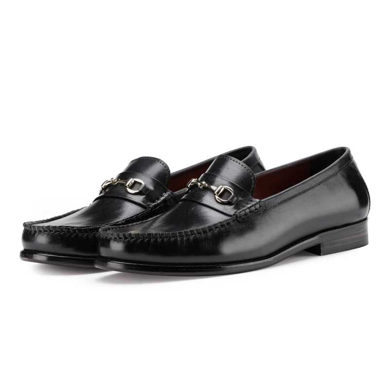 The Carlos Horsebit Loafer In Black