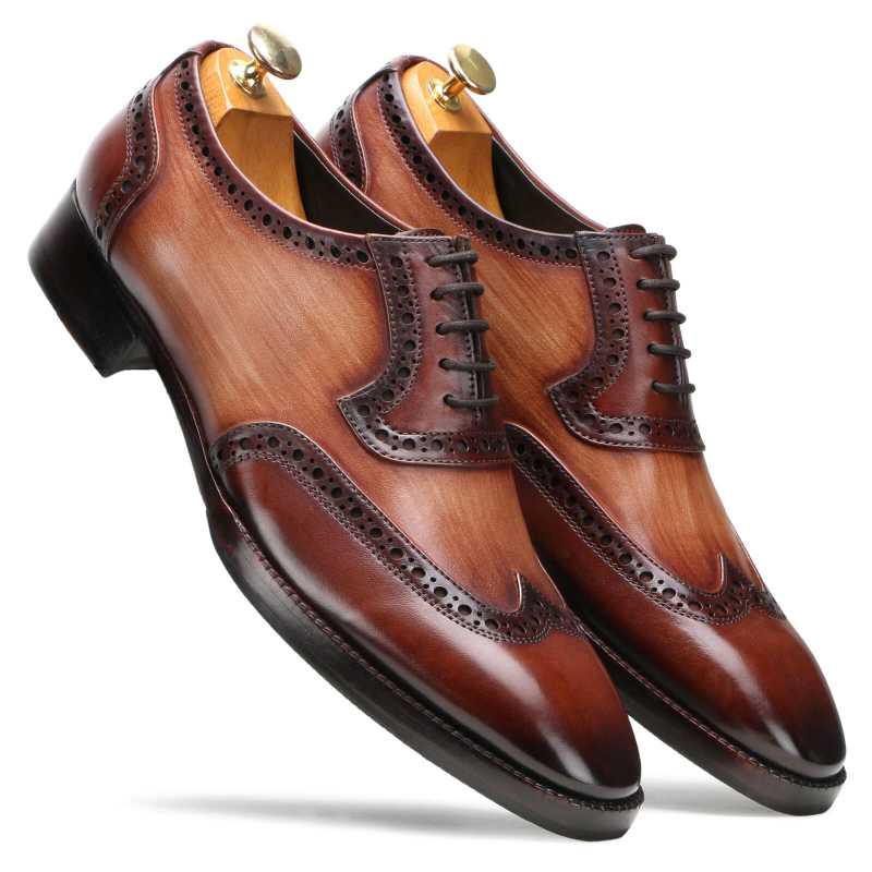 Lance Derby in dual-tone brown