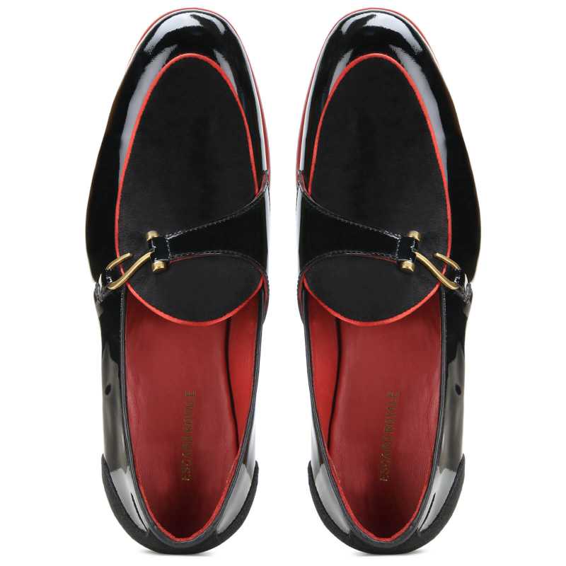 Sterling Slipons in Black-Red