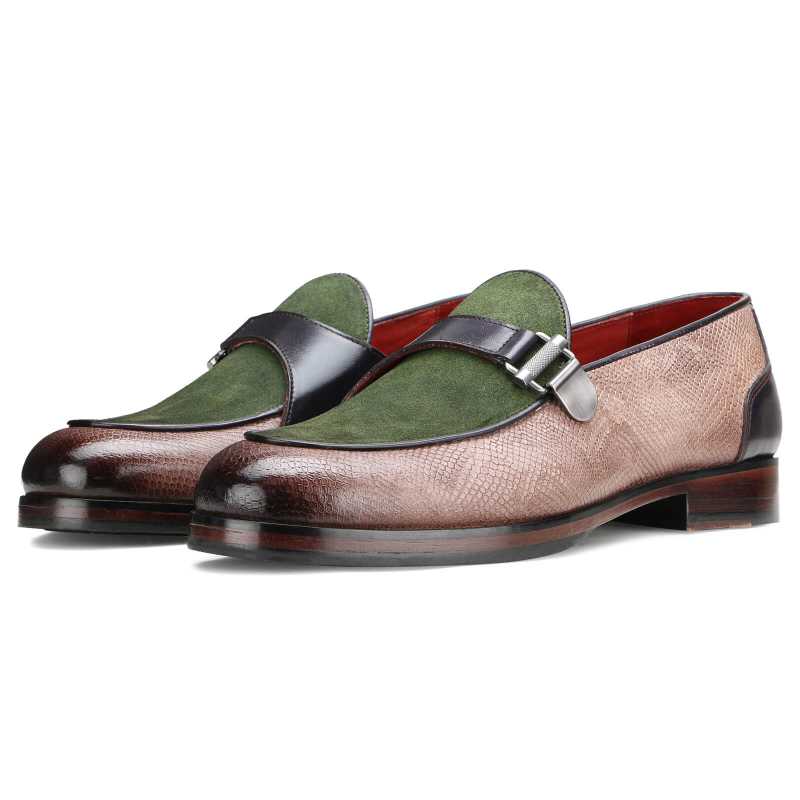 Sable Single-Monk Slipons in Olive