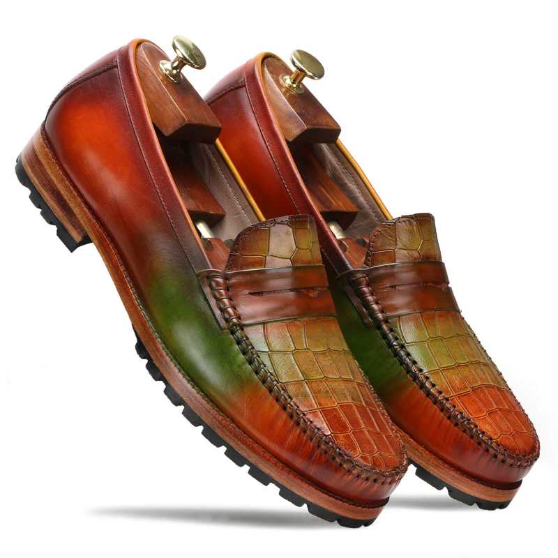 Zephyr Classic Penny Loafers in Multicolor