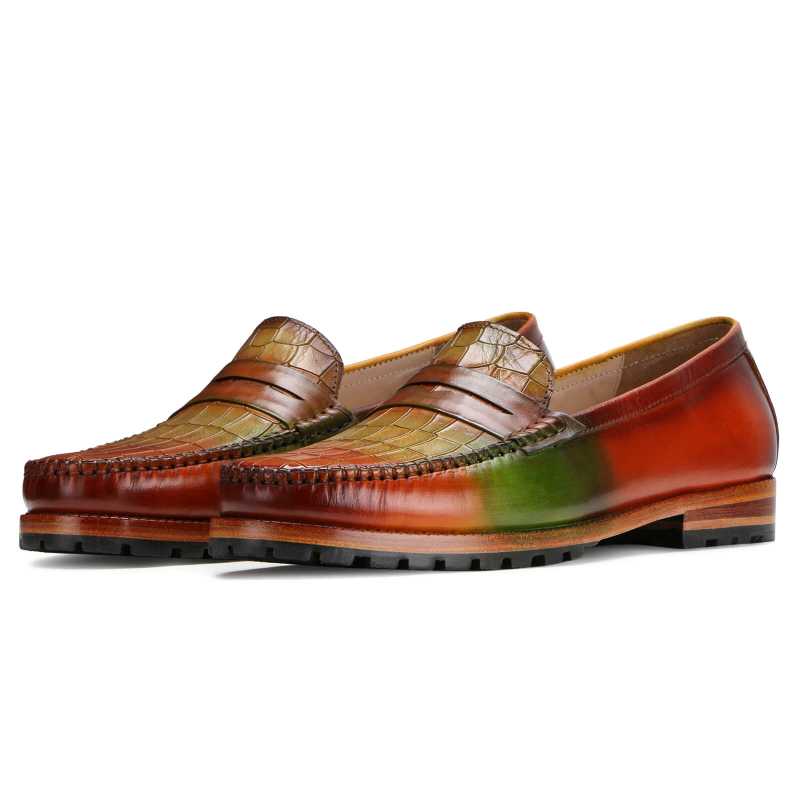 Zephyr Classic Penny Loafers in Multicolor