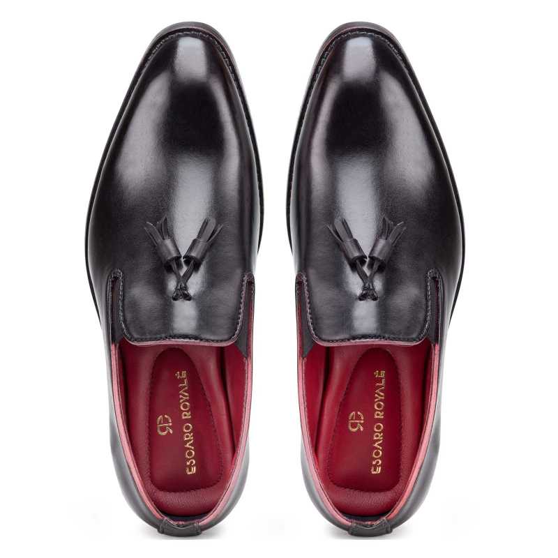 Designer Black Tassel Loafer