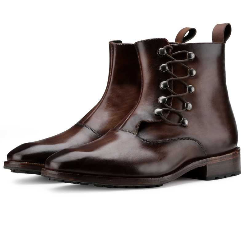 The Francisco Ankle Boot In Brown