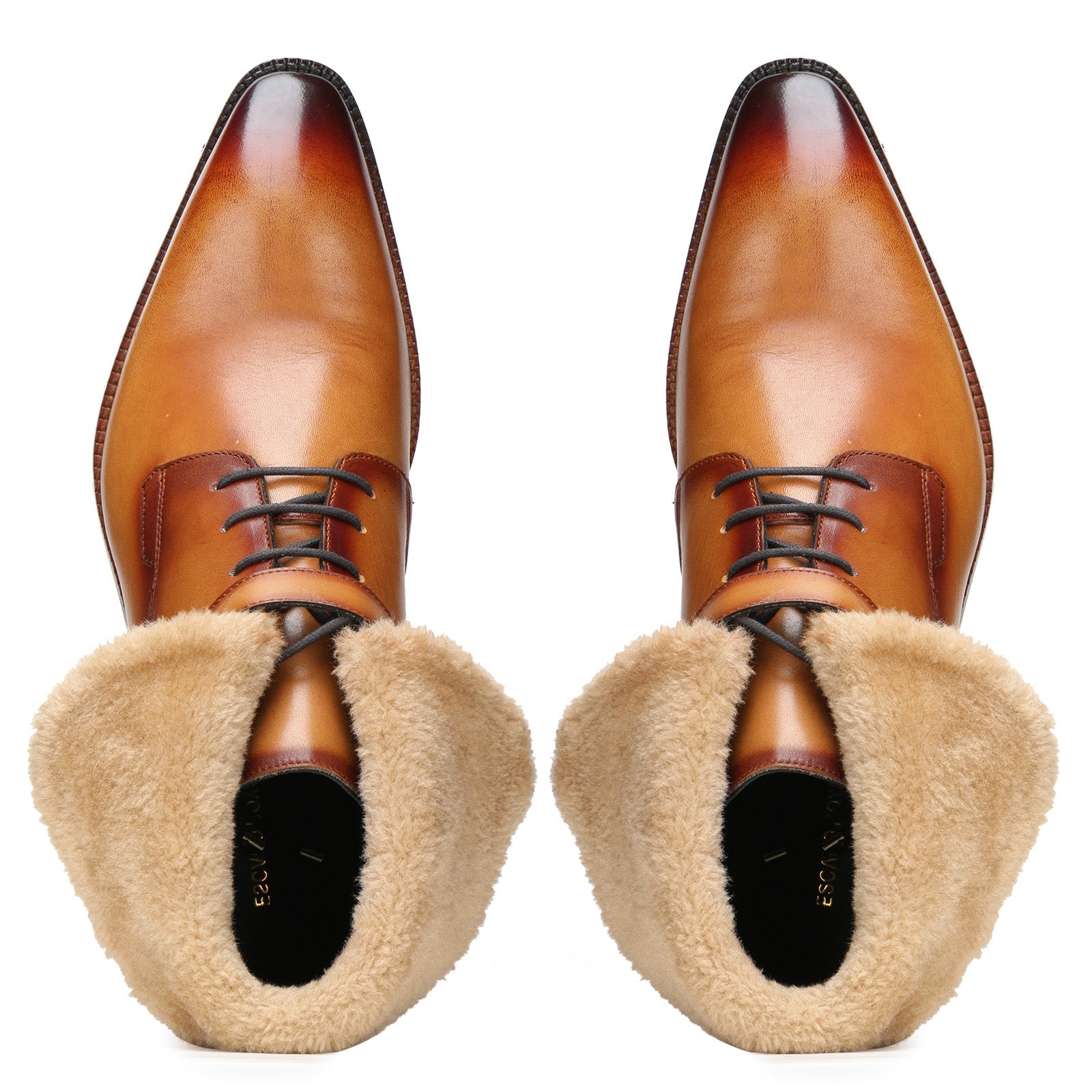 Stalwart Tan Designer Fur Boots