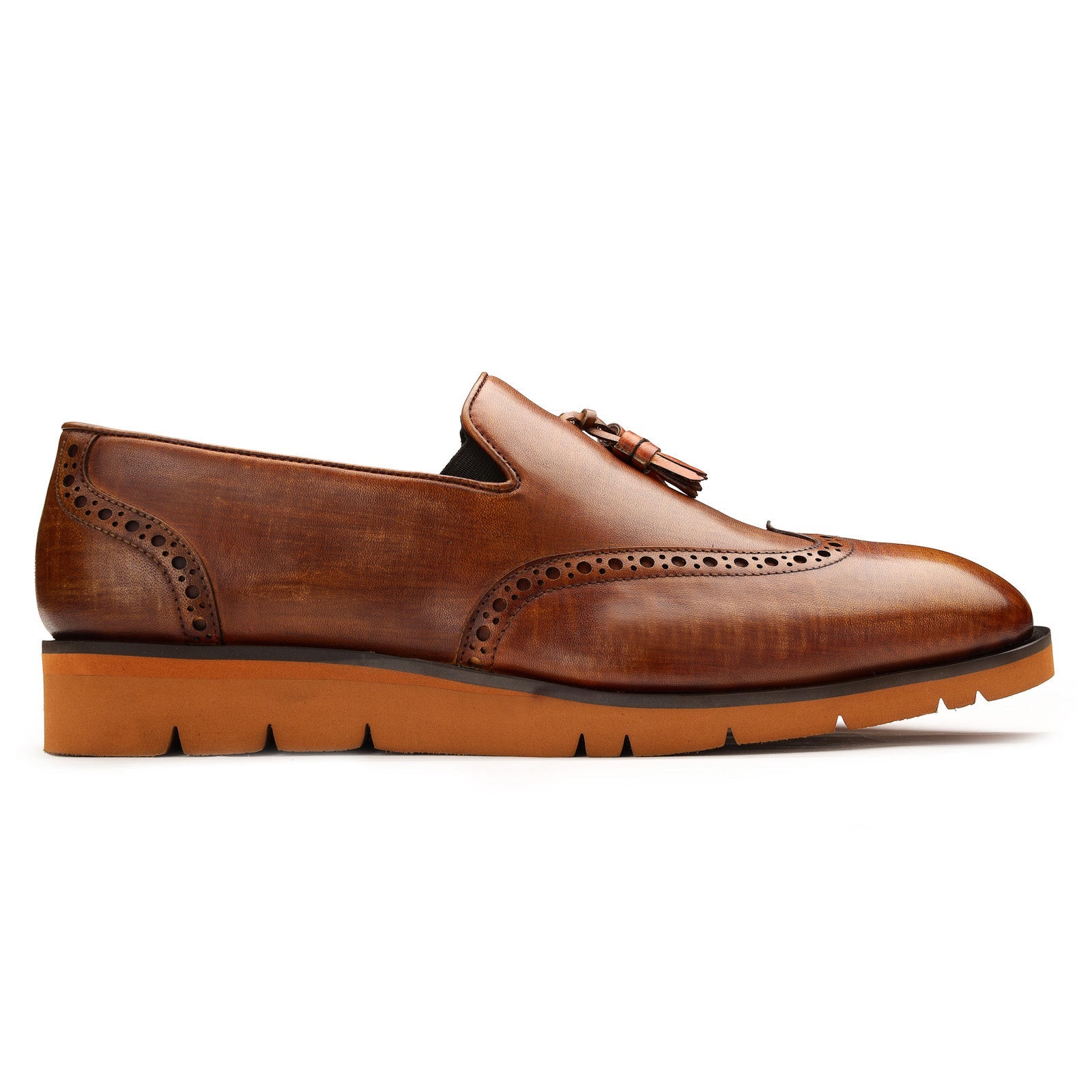 Maxwell AirFlexLite Tassel Loafers in Brown