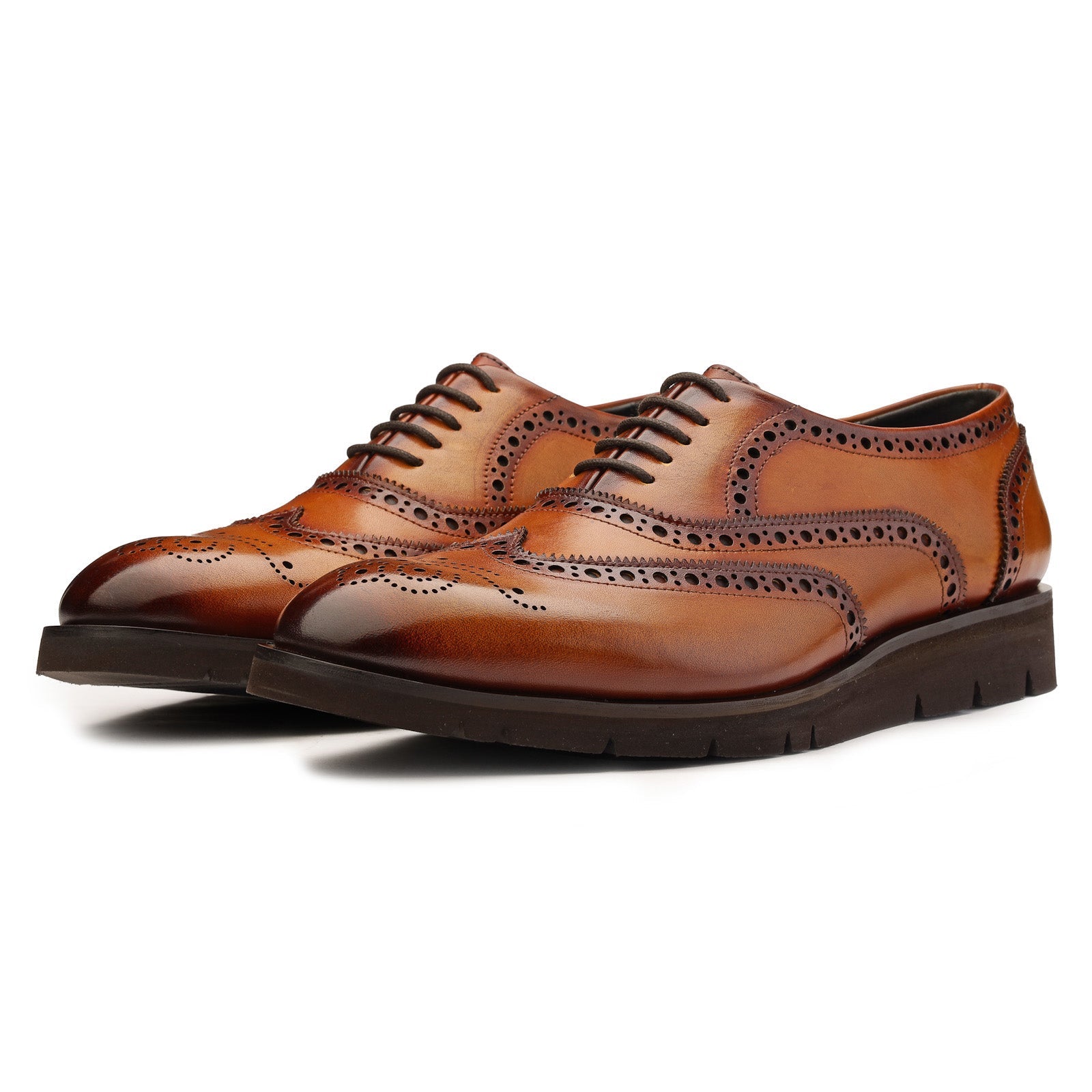 Romel AirFlexLite Cognac Brogues