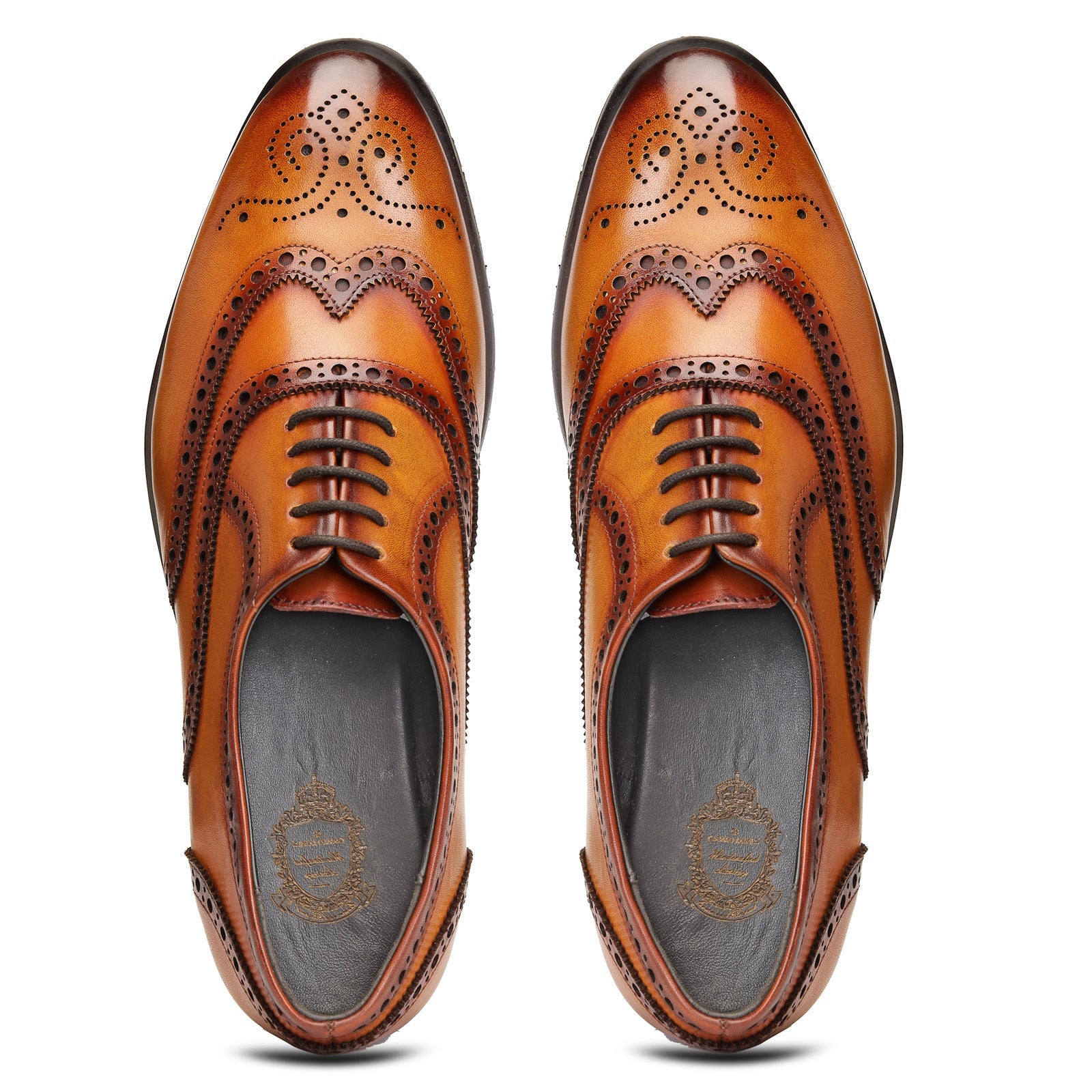 Romel AirFlexLite Cognac Brogues