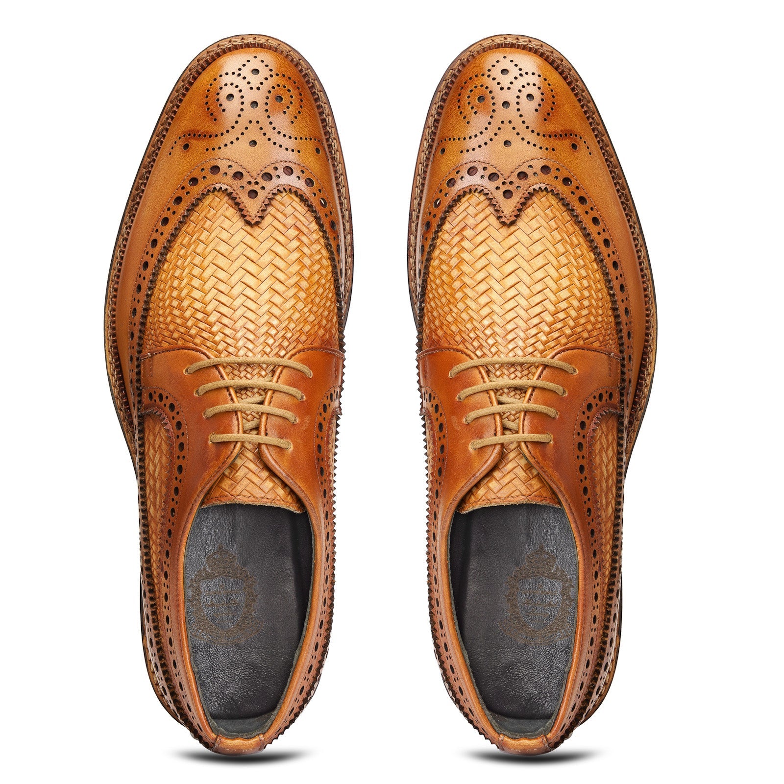 Shawn Dual Textured Brogues