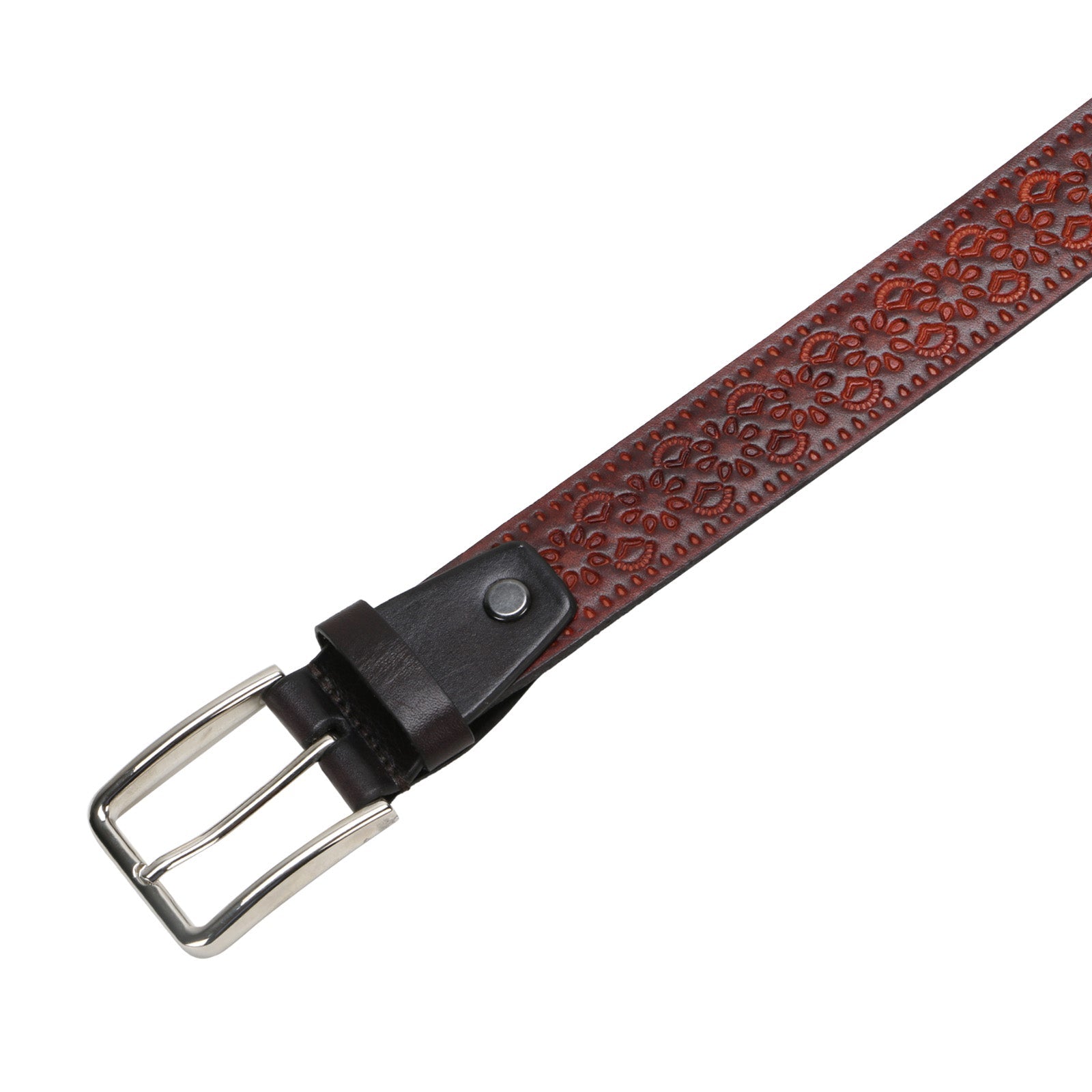 Christiano Hand Crafted Hand Tooled Leather Belt