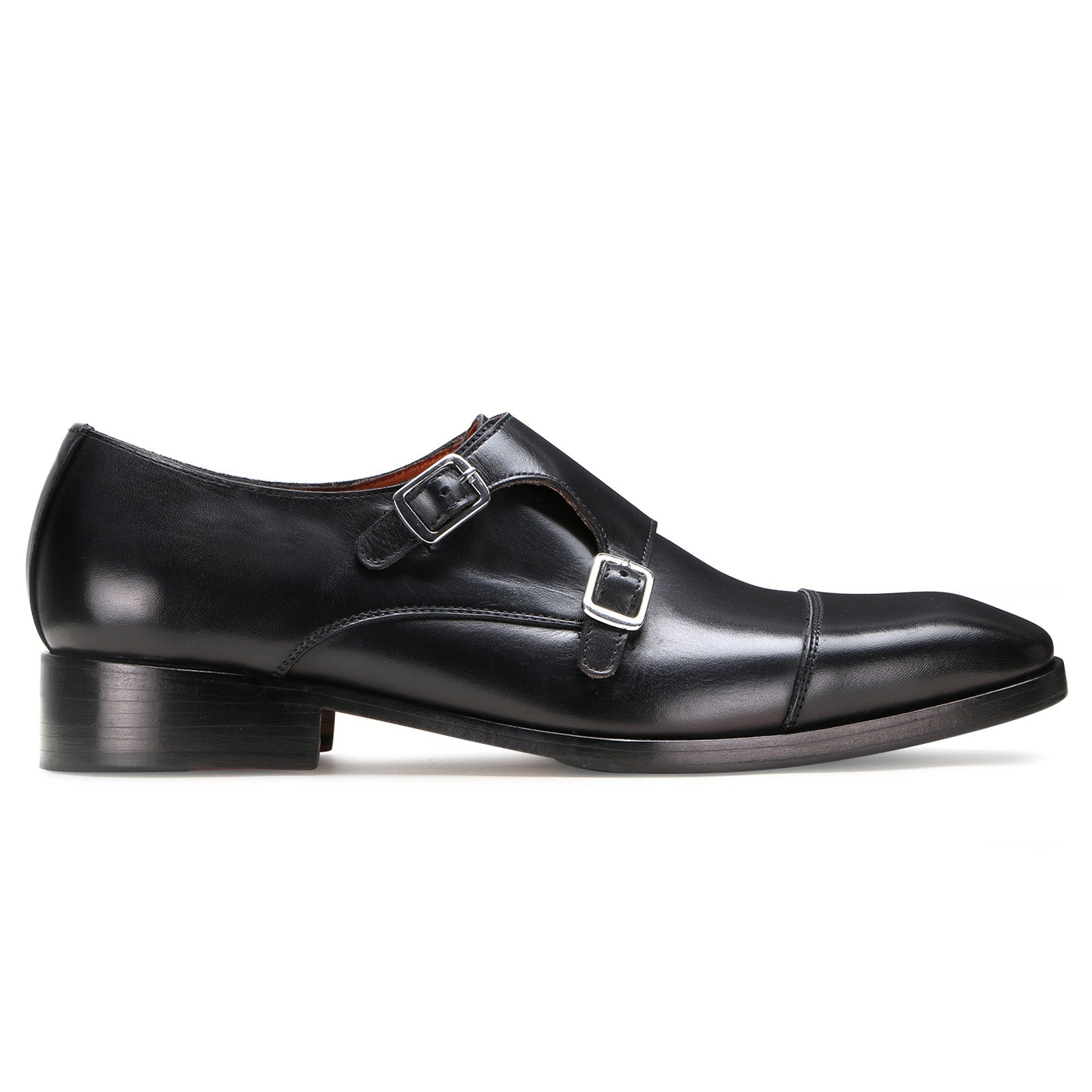 Kai Double Monkstrap   in Black