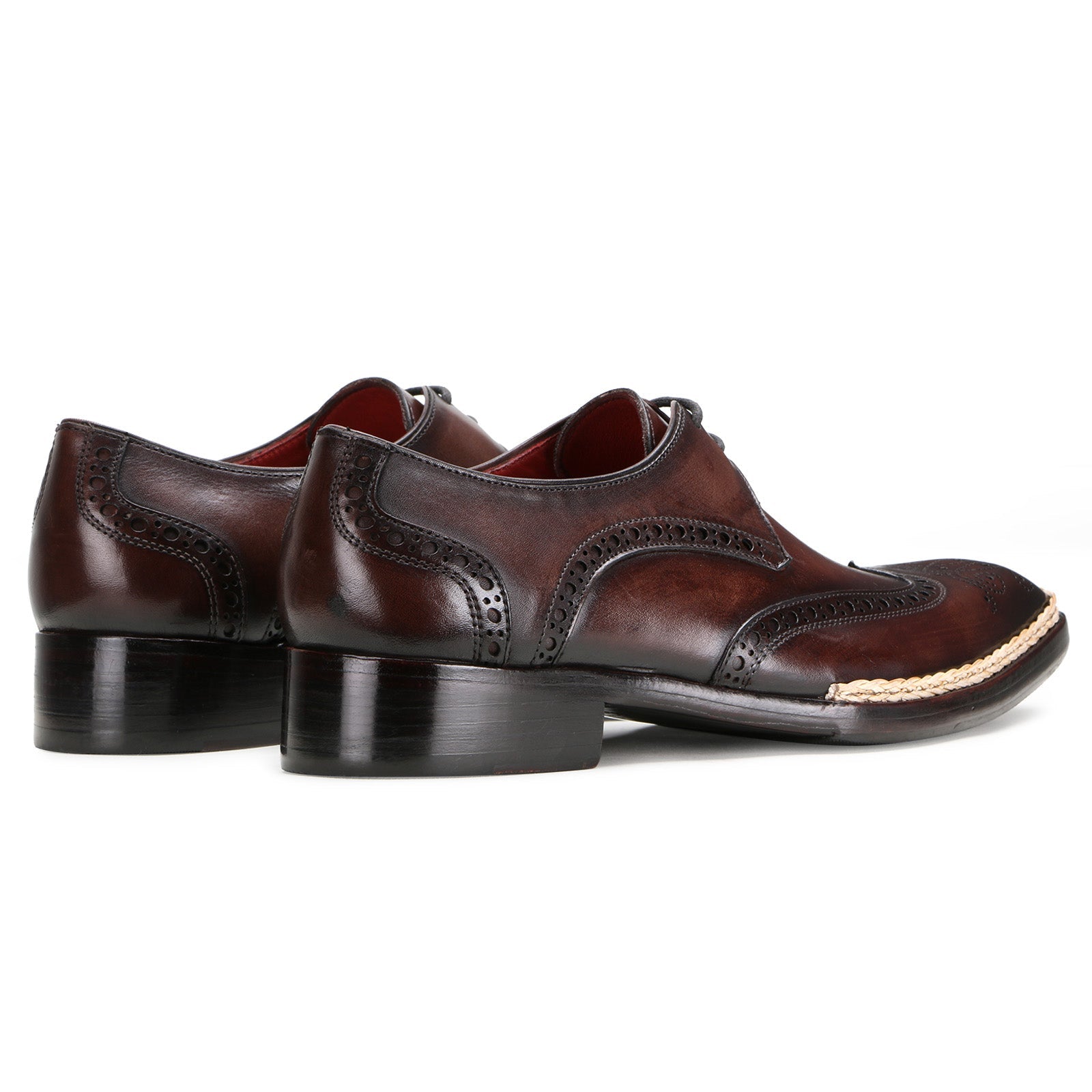 Escaro Royale Handmade Premium Derby Shoes (Gilardo, Brown)