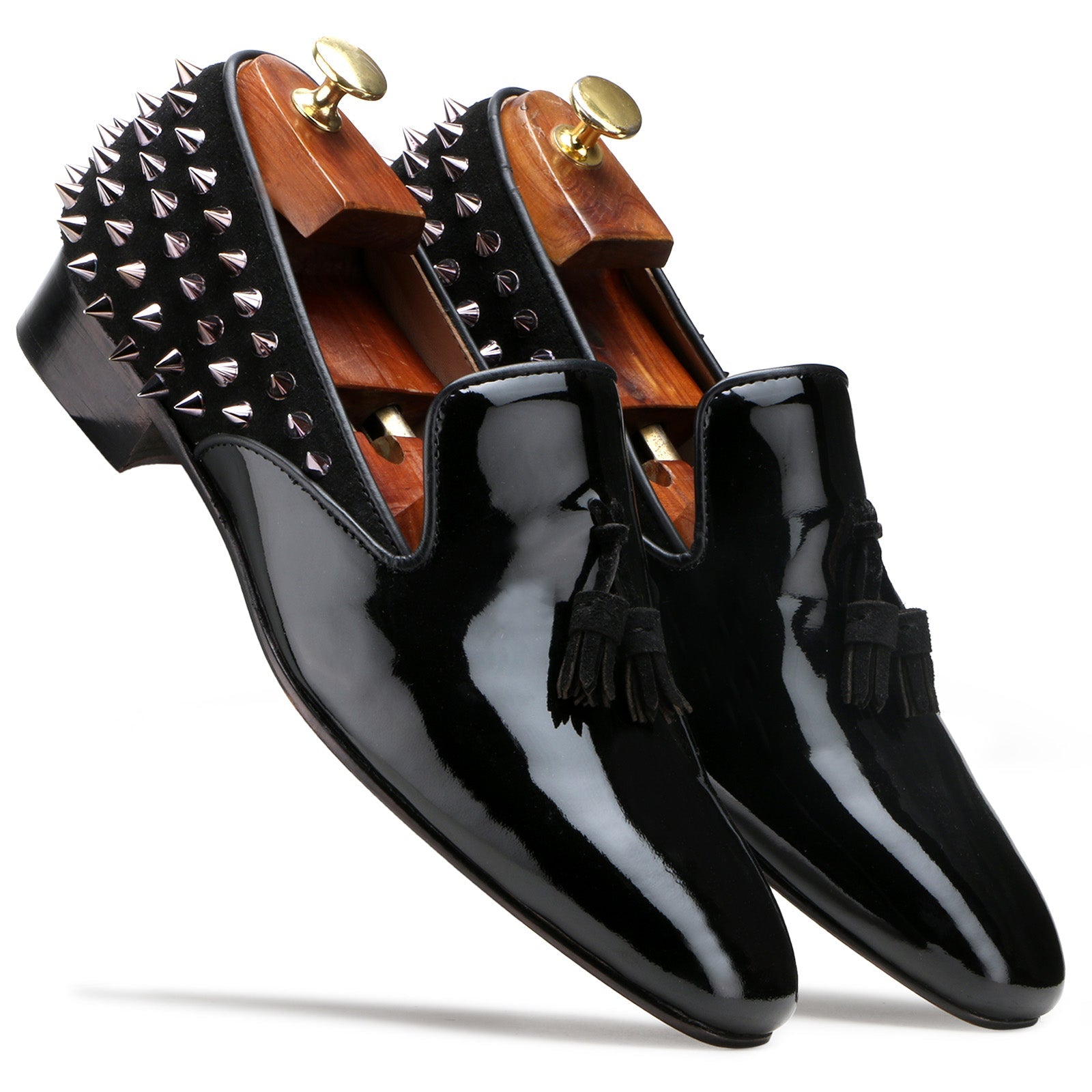 Fring Black Studded Loafers