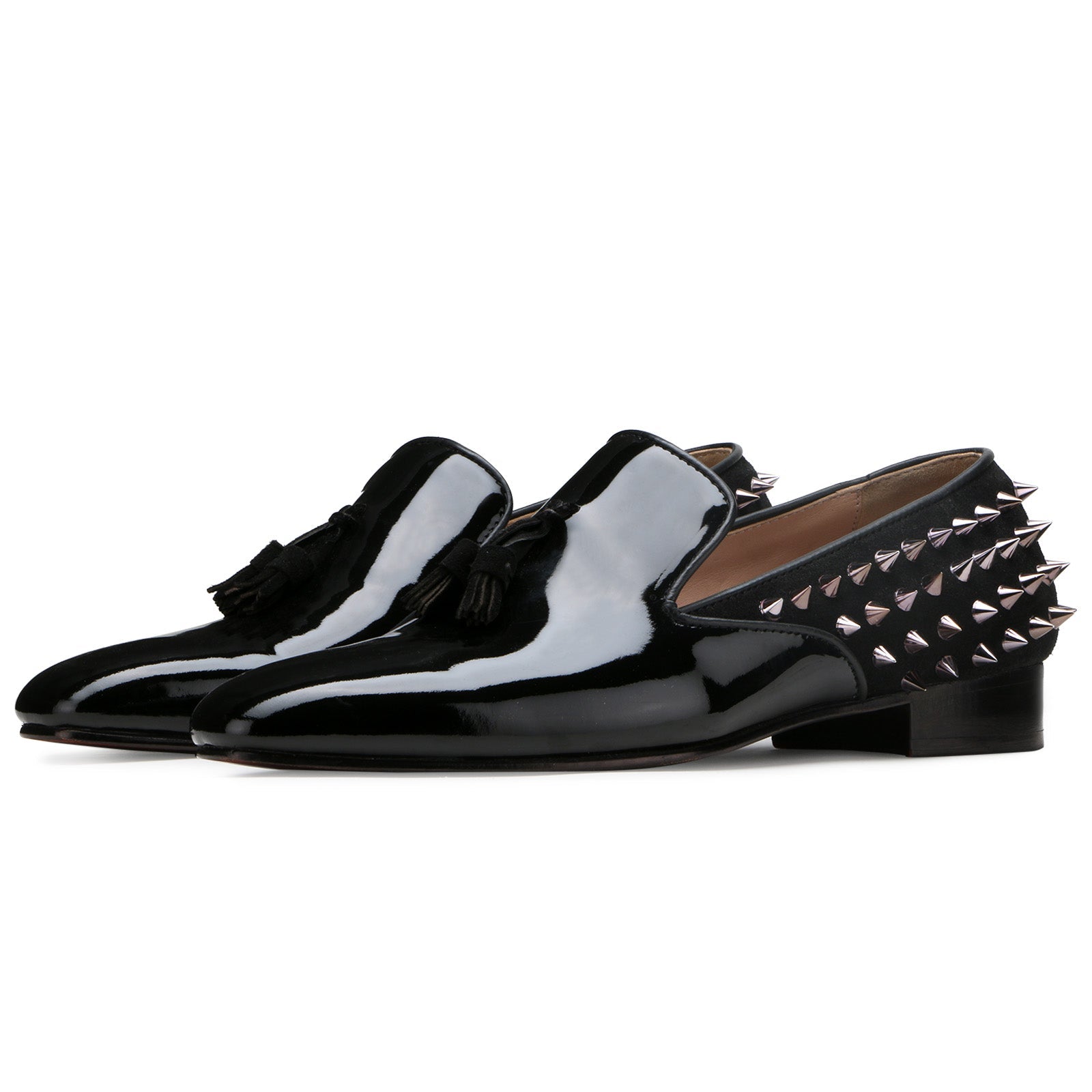 Fring Black Studded Loafers