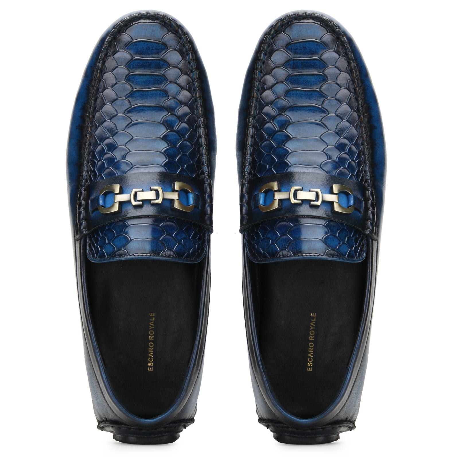 Piton Moccasins In Blue