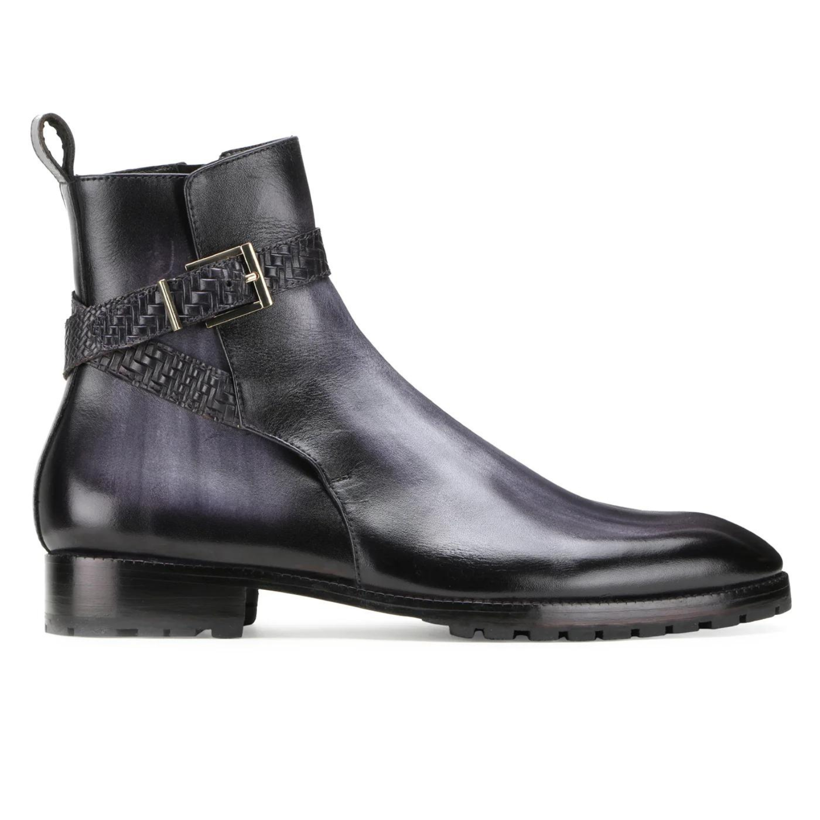 Stivali Zipper Jodhpur Boots In Gray